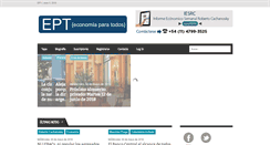 Desktop Screenshot of economiaparatodos.net